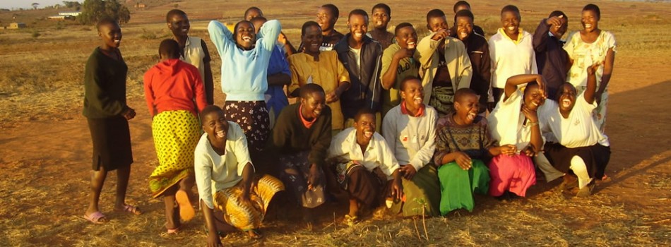 Students laughing